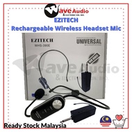 Ezitech WHS-390E UHF Wireless Headset Microphone (Rechargeable)