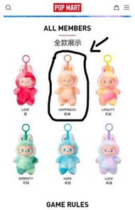 POP MART Bunny Keychain 全系列