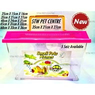 Guppy Plastic Tank 25cm / 35cm / 40cm / 45cm / 60cm Aquarium Plastic Guppy Tank