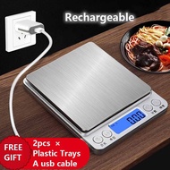 Eng Version 0.1g Precision LCD Digital Scales 3000g Mini Electronic 0.1g/3kg USB Grams Weight Balanc