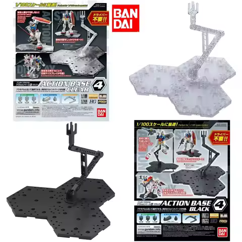 Bandai Original Gundam HG MG Perfect for 1/100 scale models Action Base 4 Assembly Model Toys For Ch