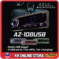 AZUR ice AZ-108USB Single DIN MP3/USB/Radio/Bluetooth Car Player