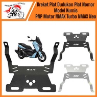 License plate bracket front license plate holder mustache model pnp nmax turbo nmax new NEO 2024 MJ5
