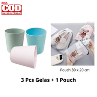 Gelas Plastik Tebal Premium Ikea | Gelas Ikea isi 6 pcs | Gelas Plastik Ikea Tahan Panas