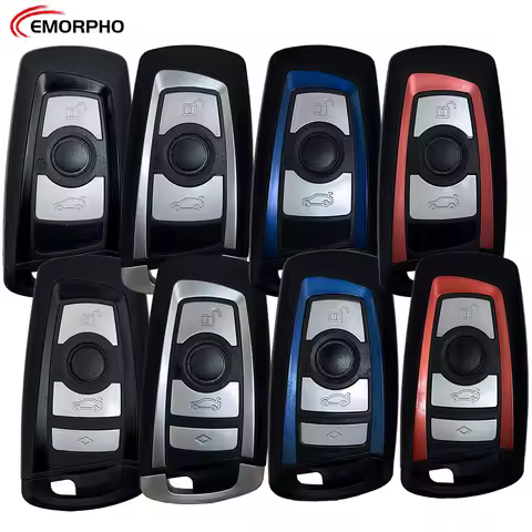 EMORPHO YGOHUF5662 Remote Car Key Shell Case Fob For BMW F Series 3 5 7 Series 2009 - 2016 E90 E92 E