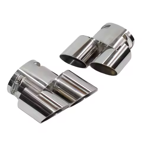 For BMW X5 X6 X7 G05 G06 G07 19-24 Exhaust Pipe Tailpipe Cover Upgrade SUS304 Car Exhaust Tip Nozzle