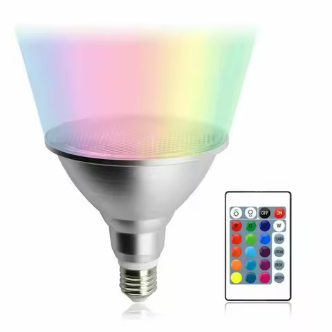 Multicolor LED PAR Lamp 15/25W PAR38 PAR30 COD PAR Light Dimmable RGB E27 85-265V LED Spotlight Bulb