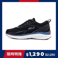 FILA 男透氣慢跑鞋-黑藍 1-J201Y-003