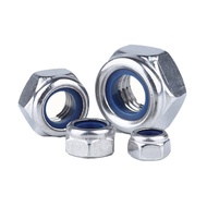 Nyloc Nuts M3 M4 M5 M6 M8 M10 M12 M16 to M24 Nyloc Nuts T Type Nylock A2 Stainless Steel
