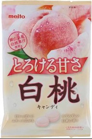 (訂購) 日本製造 Meito 白桃糖 75g (10包裝)