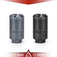 King Kong Metal Muffler 14 Reverse Teeth Sijun m416 Tactical Decoration Accessories Precision Strike