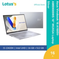 ASUS A1605V-[AMB9088WS Black / AMB9089WS Silver] Laptop (i5-13420H16GB512GB16"W11)