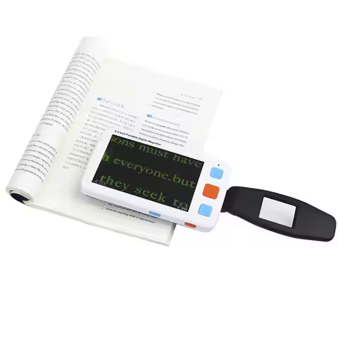 EYOYO LCD Colorful Electronic Digital 5.0 Magnifier 4-32X Reading Aid 17 Color Modes EyesightAiding 