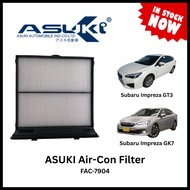 ASUKI Cabin Filter Subaru Impreza GT3 GT6 GT7 GK2 GK3 GK7 Spare Part FAC-7904