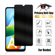 Anti-Spy Screen Protector For Xiaomi Redmi 13C A2 A2+ A12 A12C A1 10A A10 10C 9T 9C 9A 8A 7A Note 13 12T 12S 12 11S 11 10 10S 9 9S 8 7 4G 5G Pro Pro+ Max Privacy Tempered Glass