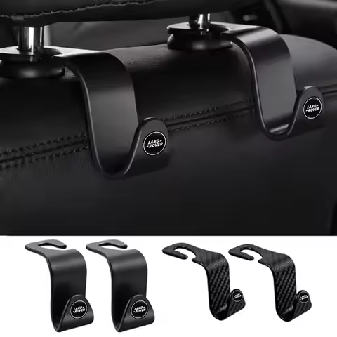 2Pcs Car Seat Back Hooks Portable Storage Holder For Land Rover Discovery 3 4 5 Range Rover 3 4 L322