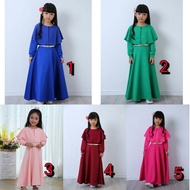Muslimah Jubah Moden Baju Raya Budak Baby Raya Dress (6M-5Y)