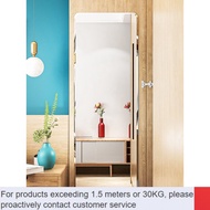 New🍁Wardrobe Full Body Dressing Wall Hanging Mirror Self-Adhesive Punch-Free Household Closet Door Inner Invisible Frame