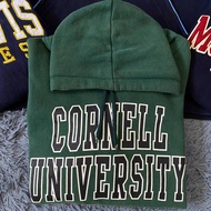 Cornell University Retro Hooded Sweatshirt - Loose Fit
