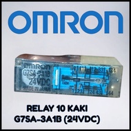 ORIGINAL OMRON 10-LEG RELAY G7SA-3A1B 24V dc