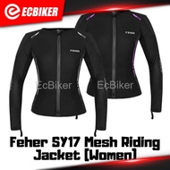 Feher SY17 Mesh Motorcycle Riding Jacket Women Biker Jacket