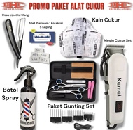 perlengkapan paket alat barber shop barbershop set alat potong Pangkas rambut lengkap berkualitas gu