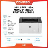 HP Laser 108A 4ZB79A/ 107A 4ZB77A Print Monochrome Black