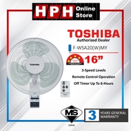 Toshiba 16" Inch Wall Fan (Remote) F-WSA20(W)MY F-AWB50MY Kipas Dinding 壁扇 风扇 AMS