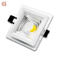 COB LED Downlight 15W COB LED Panel Light AC85-265V Recessed LED Downlights Square With Driver