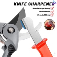 Outdoor Portable Alloy Steel Knife Sharpener- Multifunction Speedy Sharp Scissor Knives Grindstone- 