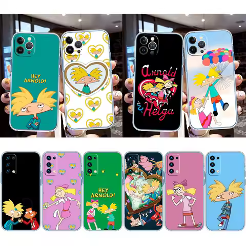 IM62 S-Special Art Hey A-Arnold Transparent Phone Case for Motorola Moto G7 G8 G9 G84 G85 G73 G24 G1