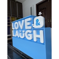 Special customization Brass 3D Box-up lettering