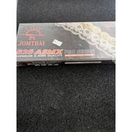 Jomthai Chain 525 ASMX 120DL Biack Oring 525 Black Gold Pin For HOHDA KAWASAKI SUZUKI YAMAHA