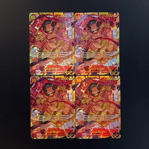 One Piece TCG OPCG English OP09-118 Gol.D.Roger Secret SEC Card 10 Cost Crocodile Textured Foil Card