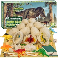 Dinosaur Toys for Boys, Fossil Digging Kit for Kids Dinosaur Egg Toys 3-10 Year Old Boy Gifts Boys T