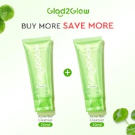 Glad2Glow Centella Salicylic Acid Acne Gel Cleanser 70ml Facial Wash Cleansing Oil Cleanser Pencuci 
