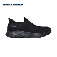 Skechers Men Slip-Ins GOwalk 8 Pelayo Walking Shoes - 216784-BBK Air-Cooled Goga Mat Kasut Sneaker, 