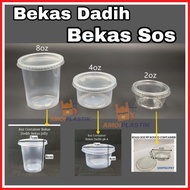 2oz 4oz 8oz Disposable Round Container/Bekas Dadih/ Bekas Sos