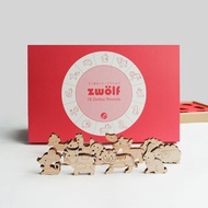 【Mastro Geppetto】 原木動物積木-十二生肖紀念版