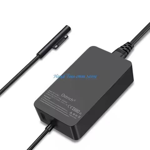 H37F 65W for Surface Laptop Fast Charging AC Adapter with USB Port Laptop AC Adapter for Surface Go
