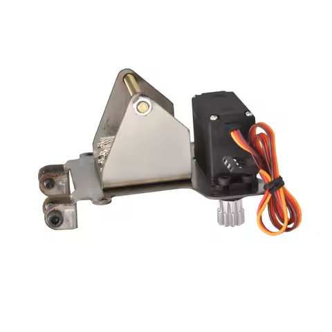 Upgrade Hydraulic Metal Boom Bracket Fixed Cylinder with Rotary Servo for 1/14 Huina 1592 1593 1594