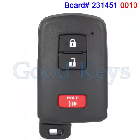 231451-0010 314.3MHz Smart Remote Key Fob for Toyota Auris Yaris Hybrid RAV4 4Runner Tundra Tacoma S