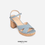 KENNETH COLE รองเท้าส้นสูงผู้หญิง รุ่น REEVA PLATFORM BLUE สีฟ้า ( HEL - RL22REE19-420 )