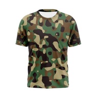 T-Shirt - Men & Women | Army Camo | Comfortable & Breathable | Ideal for Workouts | Sizes XS-5XL