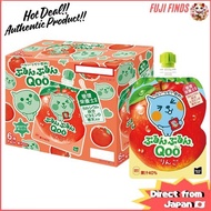 Minute Maid Qoo Jelly Drink Apple Flavor (6 Pouches) Japanese Fruit Jelly Drink 【Direct from Japan】
