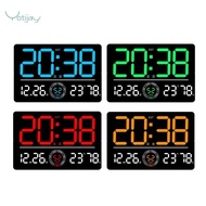 [szlztmy1] Digital Wall Clock 12/24 LED Alarm Clock for Bedroom Classroom Living Room
