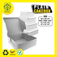Plain Cake Box 10"/10.5"/11"/12" x 5" Kek kotak
