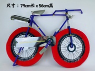 YMS 纸扎脚车 Paper Bicycle 清明祭品 清明用品 纸扎自行车 纸扎用品 衣箱  祭拜祖先 清明纸扎 祖先祭品 纸扎单车