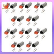 [gaozuo523.vn] DT 2-Pin Waterproof Electrical Connector DT06-2S DT04-2P Inlet Air Temperature Sensor