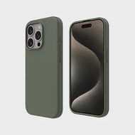 ABSOLUTE LINKASE SILICONE iPhone 15 Pro 6.1吋 MagSafe 類膚觸矽膠保護殼(多色可選) 軍綠